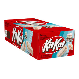 Kit Kat Birthday Cake, 1.5 oz Bars (24 Pack) Kit Kat Birthday Cake, 1.5 oz Bars (24 Pack)