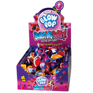 Charms Bursting Berry! Blow Pop Assorted Berry Flavors (48 Pack) Charms Bursting Berry! Blow Pop Assorted Berry Flavors (48 Pack)