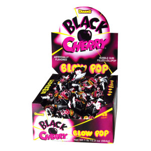 Charms Black Cherry Blow Pop (48 Pack) Charms Black Cherry Blow Pop (48 Pack)