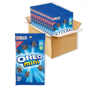 Oreo Mini Chocolate Sandwich Cookies, 3 oz Big Bags (12 Pack) Oreo Mini Chocolate Sandwich Cookies, 3 oz Big Bags (12 Pack)