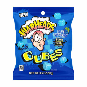 Warheads Blue Raspberry Cubes, 3.5 oz (12 Pack) Warheads Blue Raspberry Cubes, 3.5 oz (12 Pack)