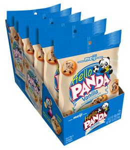 Meiji Hello Panda Cookies - Vanilla Creme Filled, 2.2 oz Bags (6 Pack) Meiji Hello Panda Cookies - Vanilla Creme Filled, 2.2 oz Bags (6 Pack)