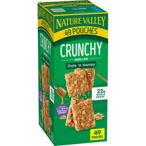 Nature Valley Crunchy Granola Bars - Oats 'n Honey, 1.49 oz (49 Pack) Nature Valley Crunchy Granola Bars - Oats 'n Honey, 1.49 oz (49 Pack)