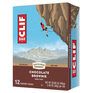 Clif Bar Chocolate Brownie Energy Bars, 2.4 oz Bars (12 Pack) Clif Bar Chocolate Brownie Energy Bars, 2.4 oz Bars (12 Pack)