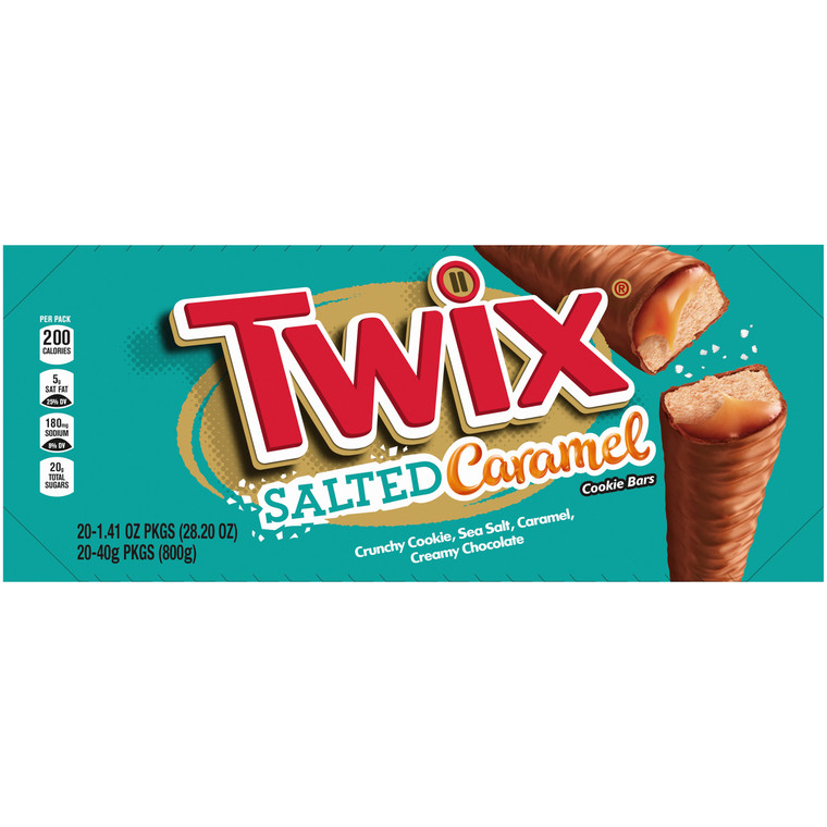 Twix Salted Caramel, 1.41 oz (20 Pack)