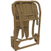 Tactical Tailor Low Profile Adjustable Super Straps in Coyote Brown, Rear View on MALICE Frame