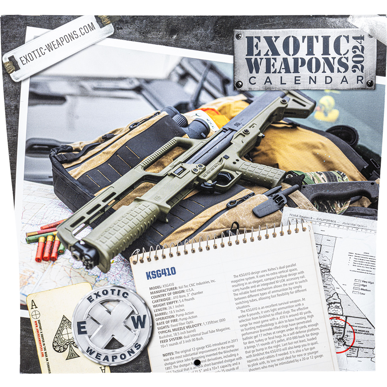 Exotic Weapons Calendar 2024