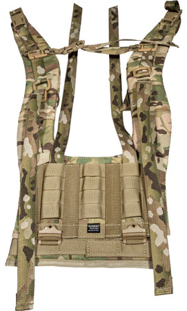 Tactical Tailor Low Profile Adjustable Super Straps in MultiCam, Outside View