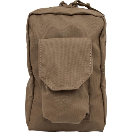 Fight Light Zipper Utility Pouch Coyote Brown Front