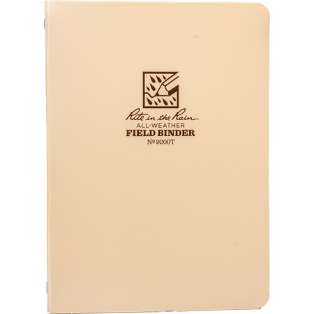 Field Binder Tan Front