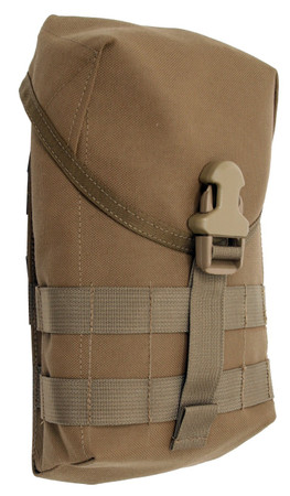 Tactical Tailor Large Utility Pouch in Coyote Brown, Front Angle View