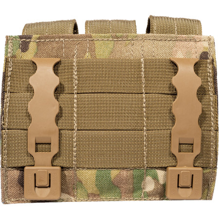 Triple Pistol Mag Pouch MultiCam Back