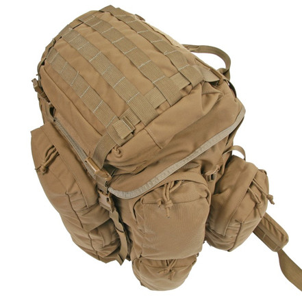 Tactical Tailor Rhino Ruck Coyote Brown Top Angle