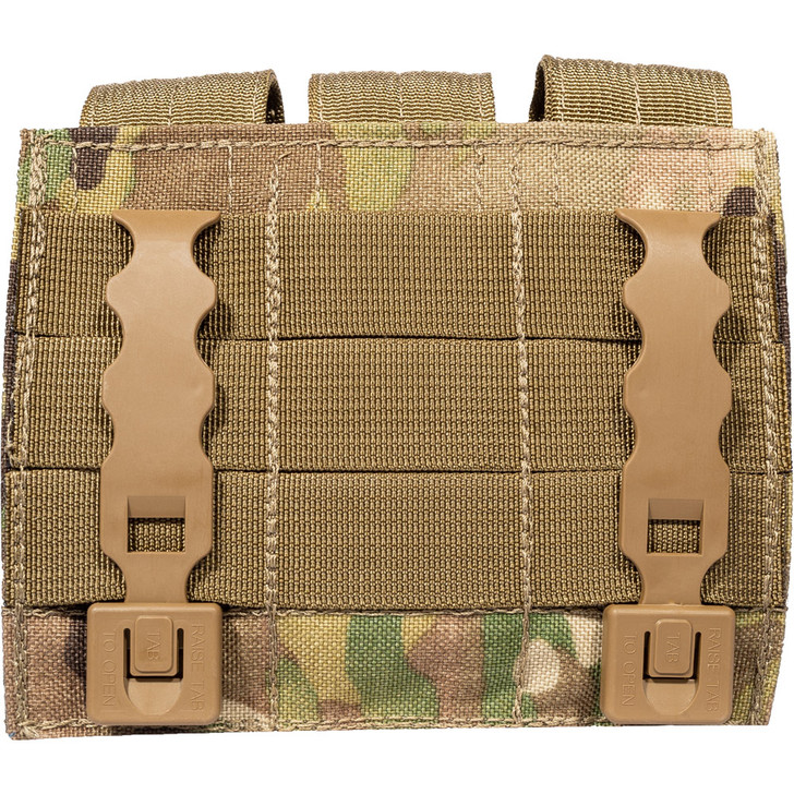 Triple Pistol Mag Pouch MultiCam Back