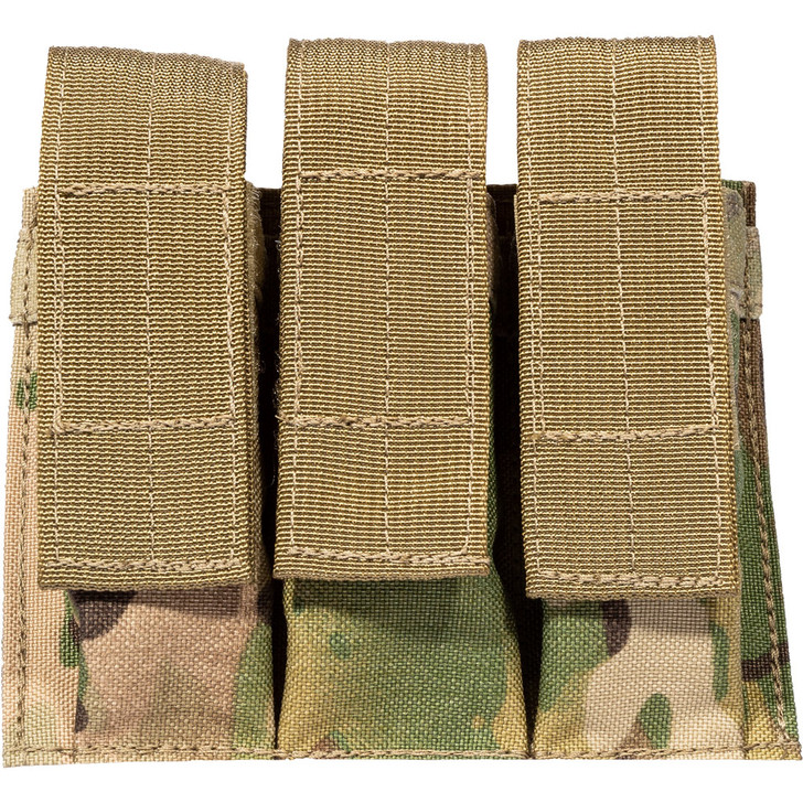 Triple Pistol Mag Pouch MultiCam Front