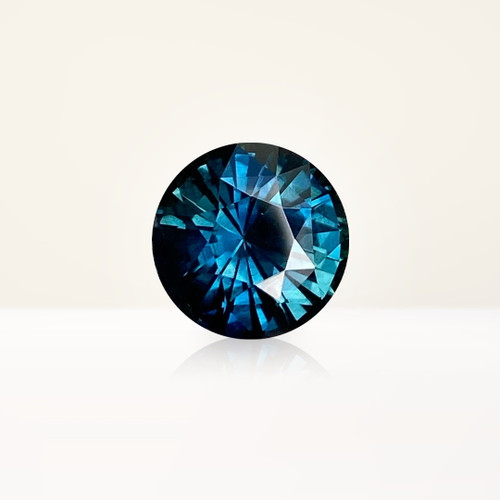 3.03 ct Round Teal Sapphire - Nolan and Vada