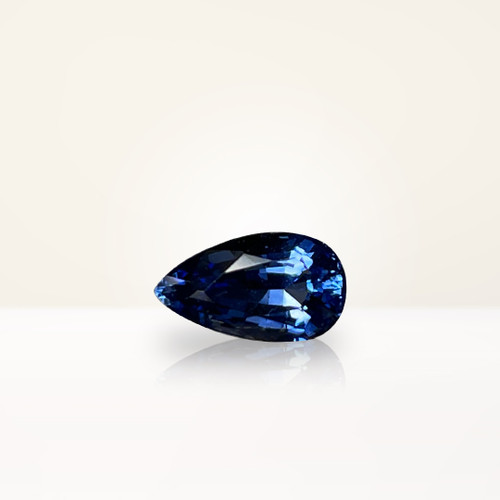 1.11 ct Pear Blue Sapphire - Nolan and Vada