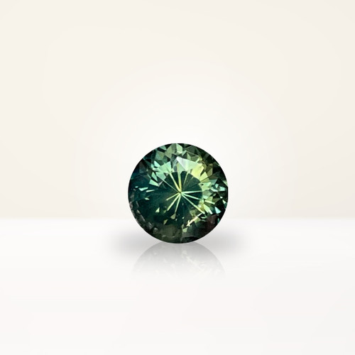 1.11 ct Round Teal Sapphire - Nolan and Vada