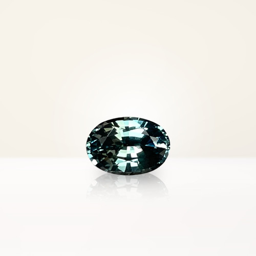 1.04 ct Oval Teal Sapphire - Nolan and Vada