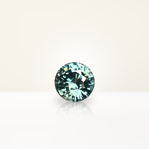 1.06 ct Round Teal Sapphire - Nolan and Vada