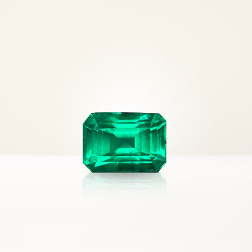 1.36 ct Emerald Cut Emerald - Nolan and Vada