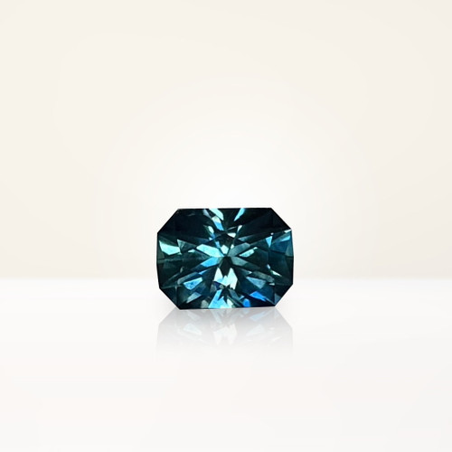 1.01 ct Radiant Montana Teal Sapphire - Nolan and Vada