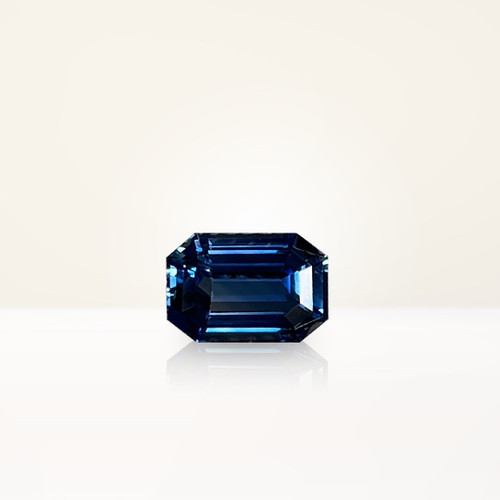 1.04 ct Emerald Cut Blue Sapphire - Nolan and Vada