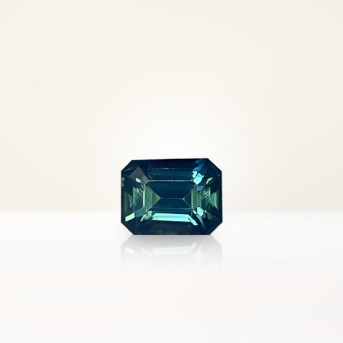 1.08 ct Emerald Cut Teal Sapphire - Nolan and Vada