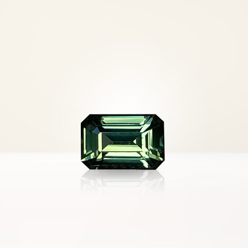 1.25 ct Emerald Cut Teal Sapphire - Nolan and Vada