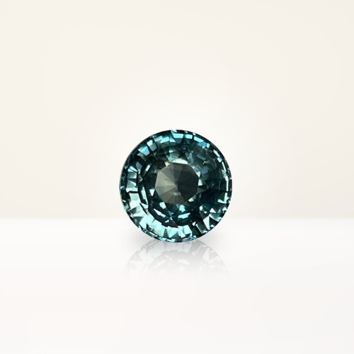 1.62 ct Round Teal Sapphire - Nolan and Vada