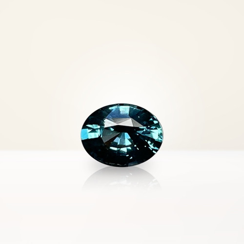 1.18 ct Oval Teal Sapphire - Nolan and Vada