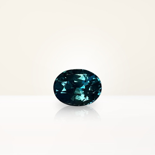 1.12 ct Oval Teal Sapphire - Nolan and Vada