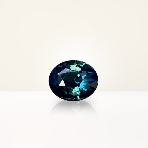 1.56 ct Oval Teal Sapphire - Nolan and Vada