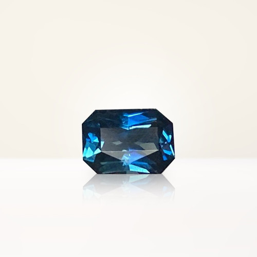 1.33 ct Radiant Teal Sapphire - Nolan and Vada