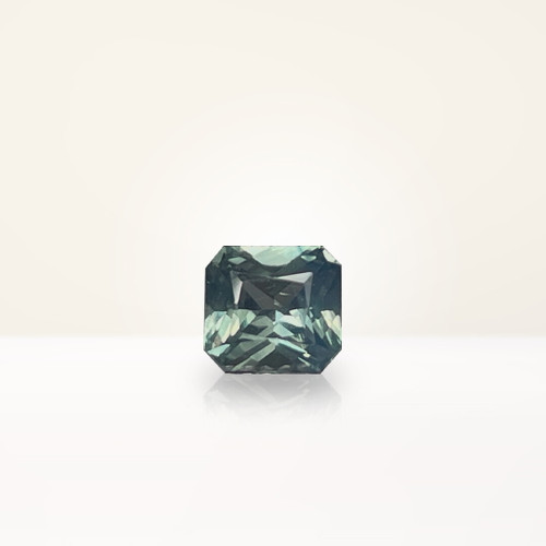 0.74 ct Radiant Teal Sapphire - Nolan and Vada