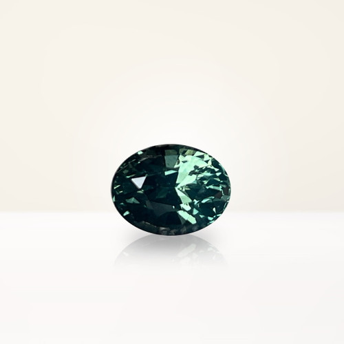 1.61 ct Oval Teal Sapphire - Nolan and Vada