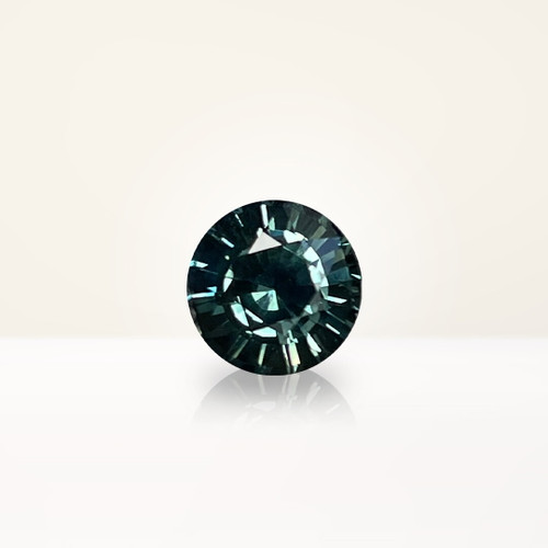 1.58 ct Round Teal Sapphire - Nolan and Vada