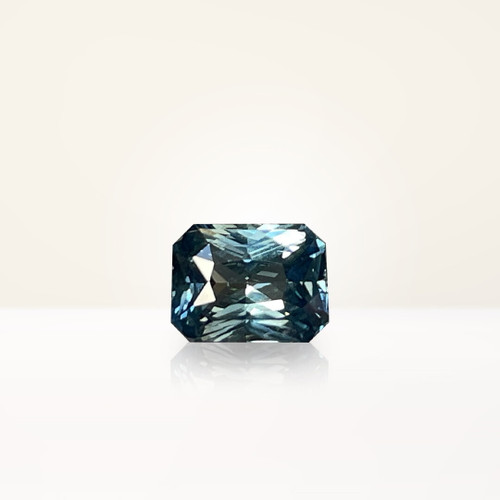 1.10 ct Radiant Teal Sapphire - Nolan and Vada