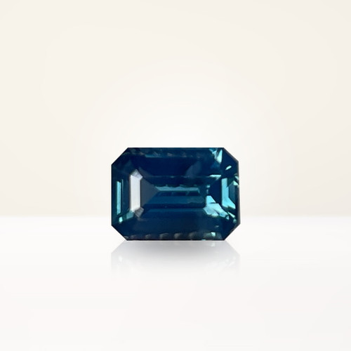 1.06 ct Emerald Cut Teal Sapphire - Nolan and Vada