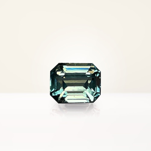 1.98 ct Emerald Cut Teal Sapphire - Nolan and Vada