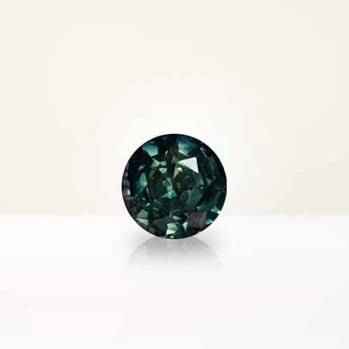 1.36 ct Round Australian Parti Teal Sapphire - Nolan and Vada
