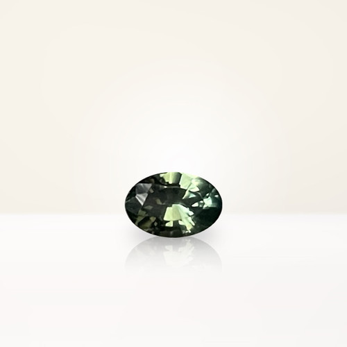 0.52 ct Oval Green Sapphire - Nolan and Vada