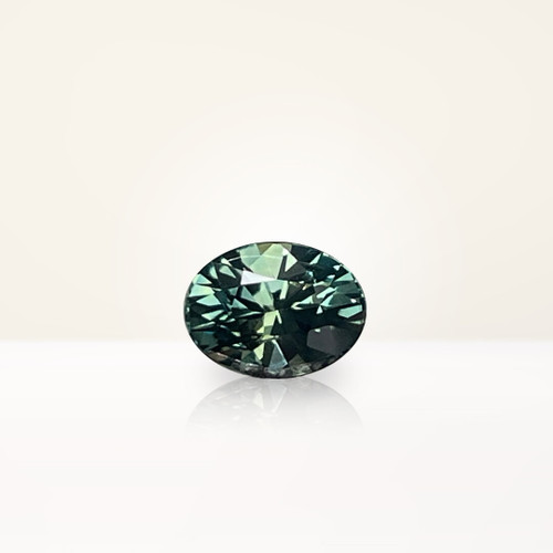 1.27 ct Oval Teal Sapphire - Nolan and Vada 1.27 ct Oval Teal Sapphire - Nolan and Vada