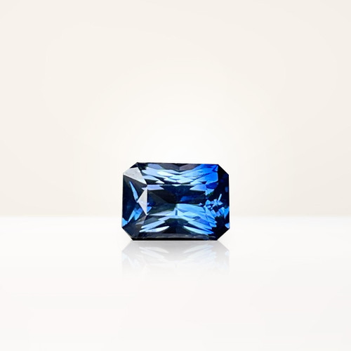 0.86 ct Radiant Blue Sapphire - Nolan and Vada