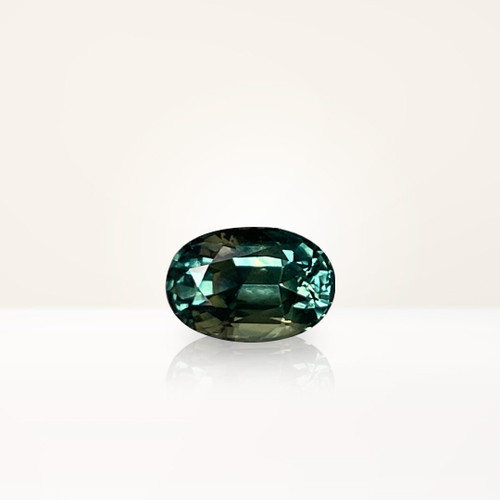 1.17 ct Oval Australian Parti Teal Sapphire - Nolan and Vada