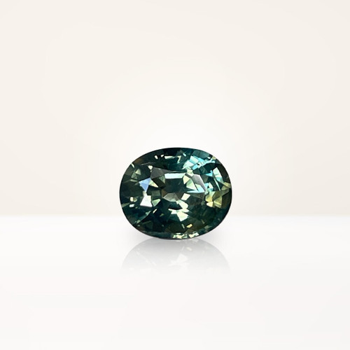 1.20 ct Oval Australian Parti Teal Sapphire - Nolan and Vada