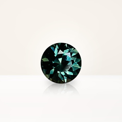 1.53 ct Round Australian Parti Teal Sapphire - Nolan and Vada