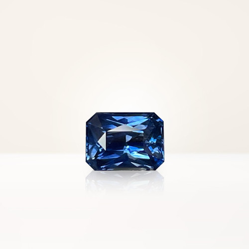 1.11 ct Radiant Blue Sapphire - Nolan and Vada