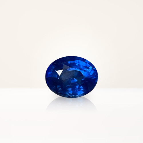 2.11 ct Oval Blue Sapphire - Nolan and Vada