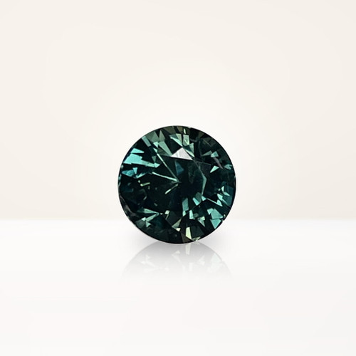 2.03 ct Round Teal Sapphire - Nolan and Vada